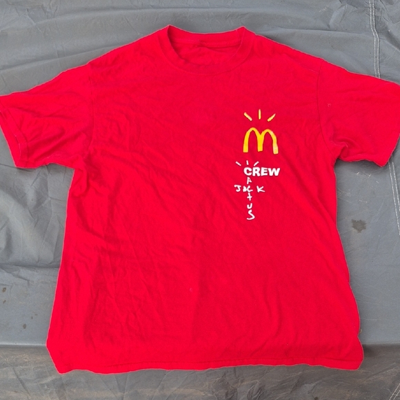 Cactus Jack X Mcdonalds T-Shirt - Size Large Mens - 2022 - Picture 1 of 7